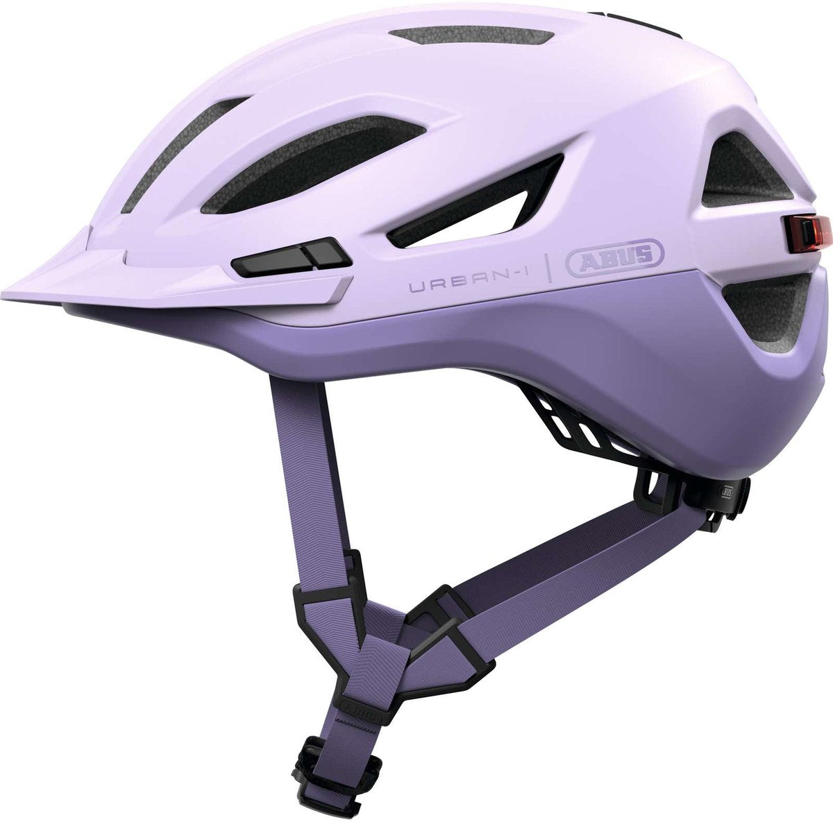 ABUS - ABUS Fietshelm urban-i 4.0 ace light lavender m - 54-58 cm - paars - geschikt voor gebruik op elektrische fietsen - stadsfietsen - 280 g