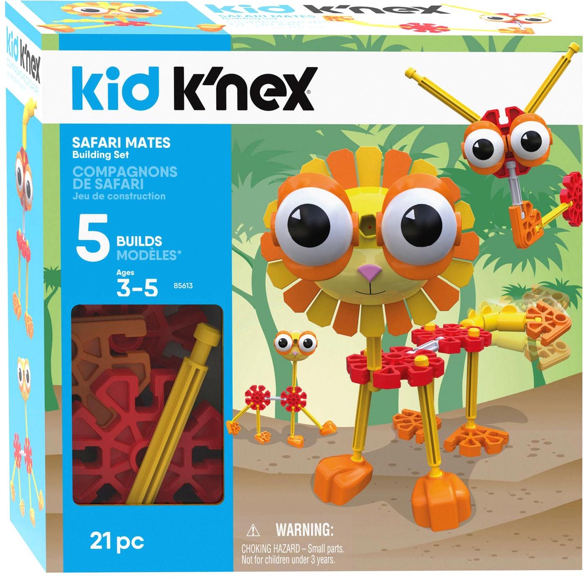 K'nex kid knex safari mates building set