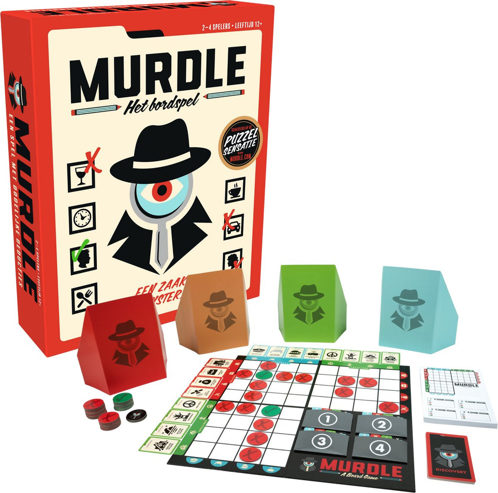 Goliath - Goliath murdle het bordspel - breinbreker - bordspel - crime spel - deductief redeneren - 2 tot 4 spelers