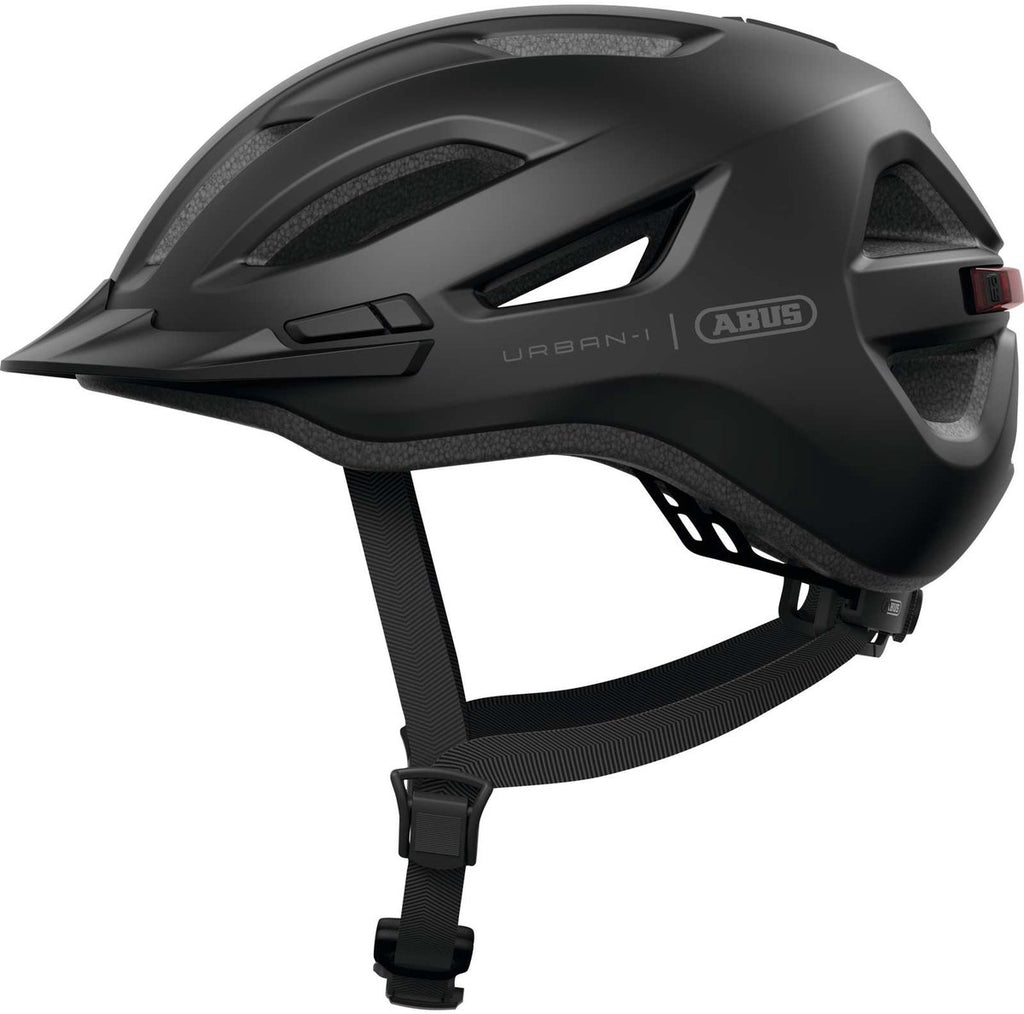 ABUS - ABUS Fietshelm urban-i 4.0 velvet black l - 57-61 cm - zwart - geschikt voor gebruik op elektrische fietsen - stadsfietsen - 290 g
