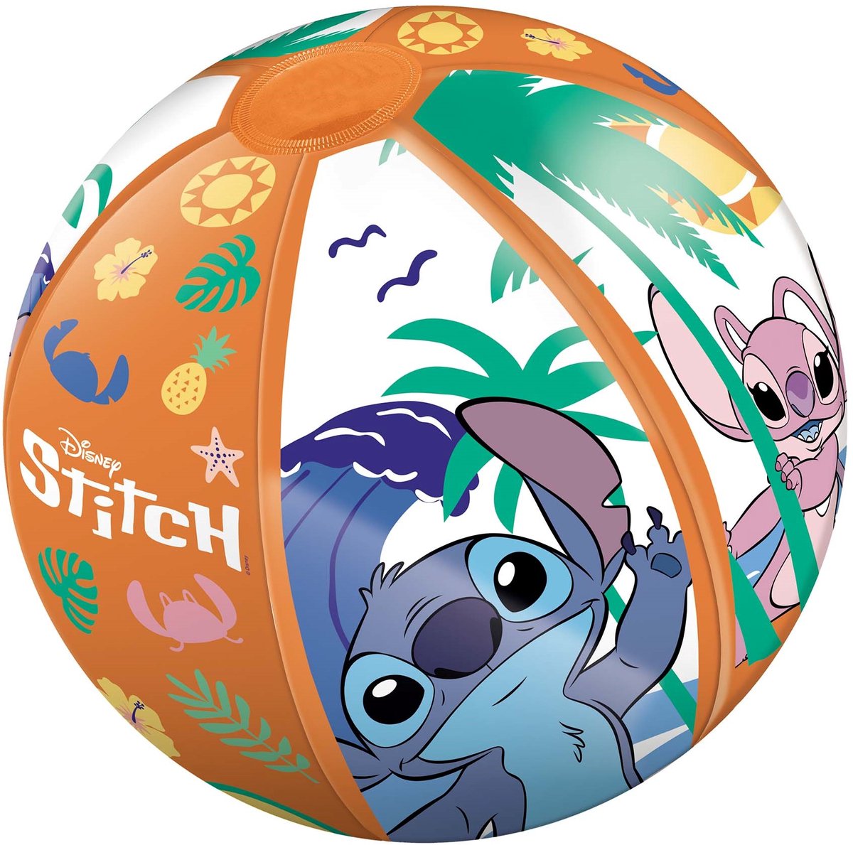 Mondo van der meulen strandbal stitch 50cm kleurrijk speelgoed voor buiten.