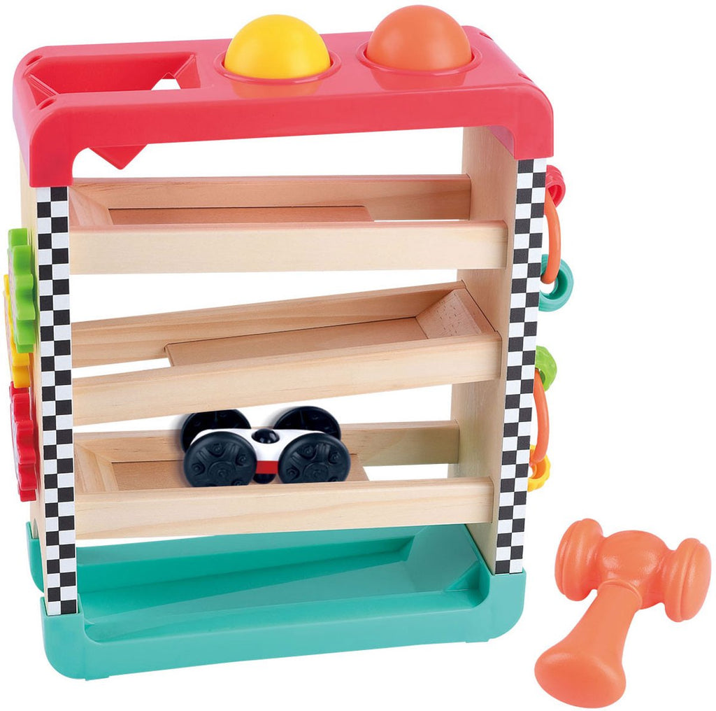 Playgo - go 4in1 houten activiteiten speeltoren