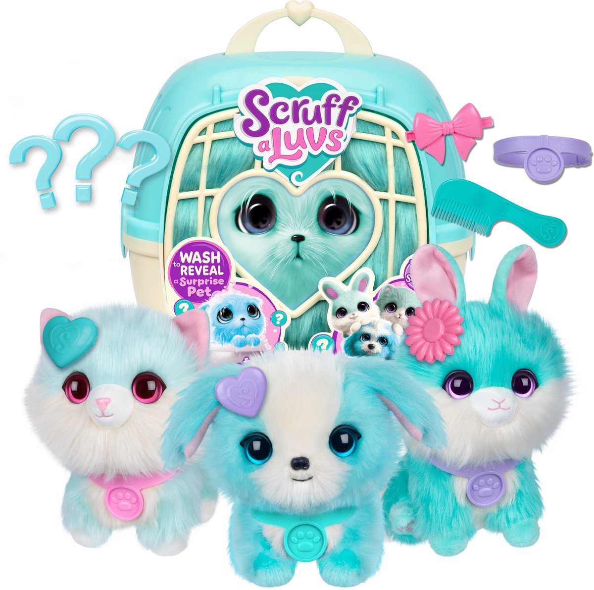 Moose scruff a luvs mystery huisdier blauw