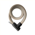 ABUS - ABUS Fietsslot textiel-kettingslot - yarnit™ 4004k - security level 7 - beige - 110 cm - geschikt voor elektrische fietsen en stadsfietsen - lichtgewicht - slechts 088 kg