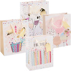 Merkloos sans marque gift bag birthday 4as