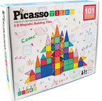 Picasso Tiles - Picasso Tiles Tactic - constructiespeelgoed - magnetic tiles - magnetische tegels - play set - stem speelgoed - creatief bouwspeelgoed - 101-delig - vanaf 3 jaar