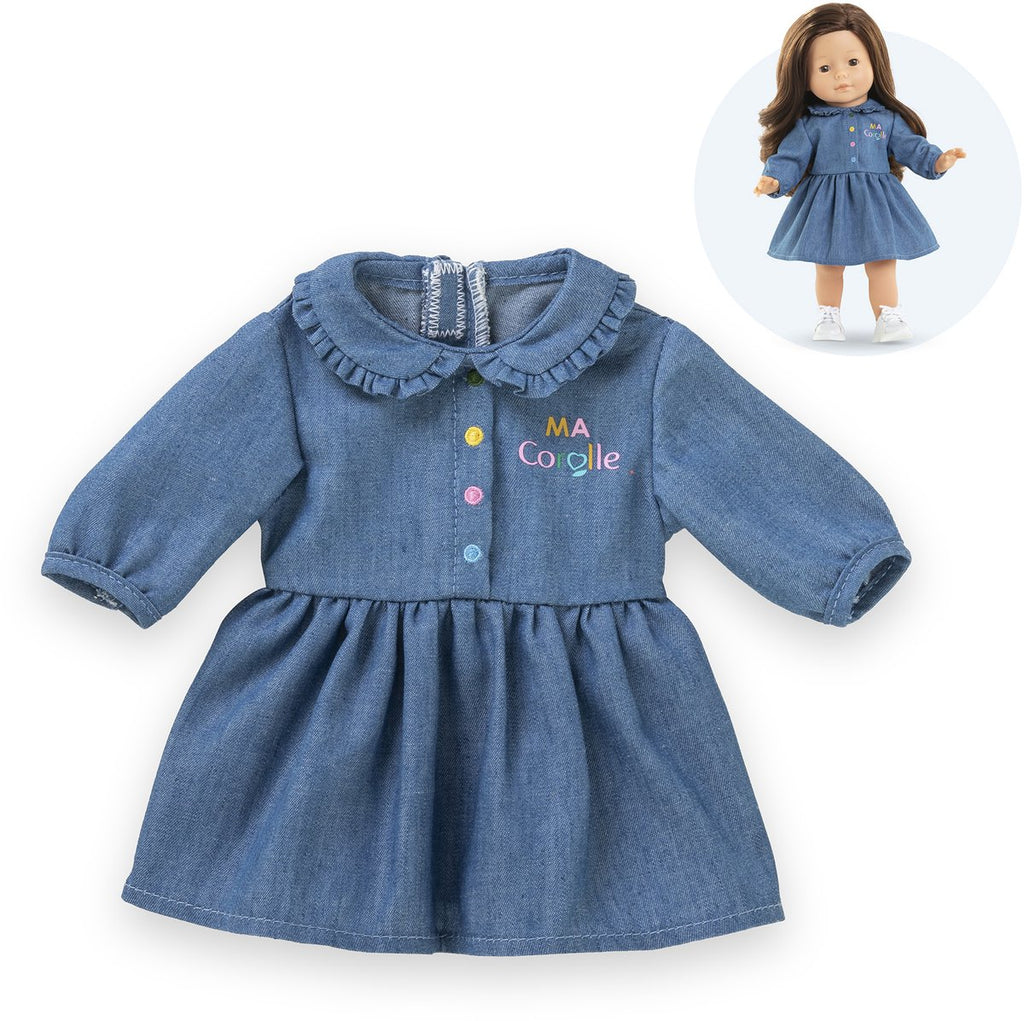 Corolle - spijkerjurkje voor babypop 36cm