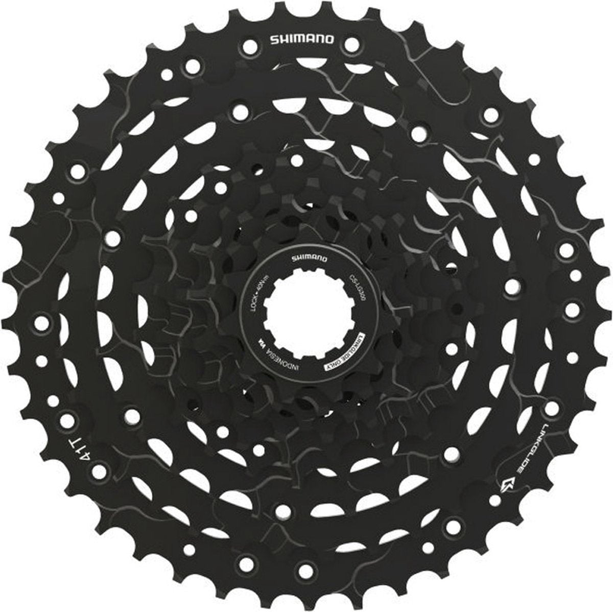 Shimano cassette cues 9v 11-41t cs-lg300 zwart