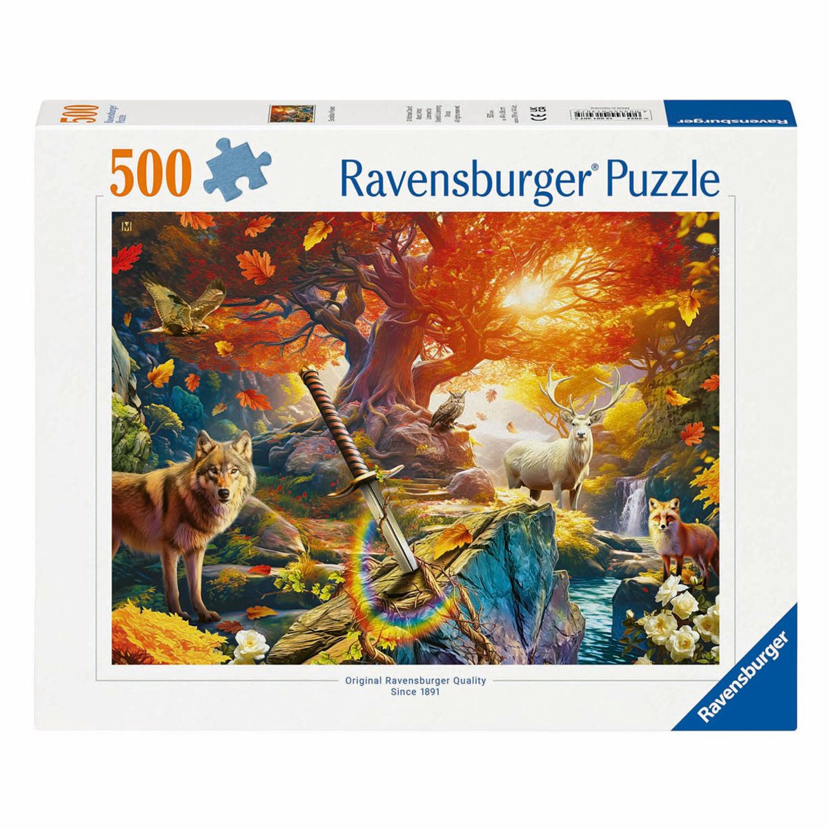 Ravensburger - het bos van excalibur - legpuzzel - 500 stukjes