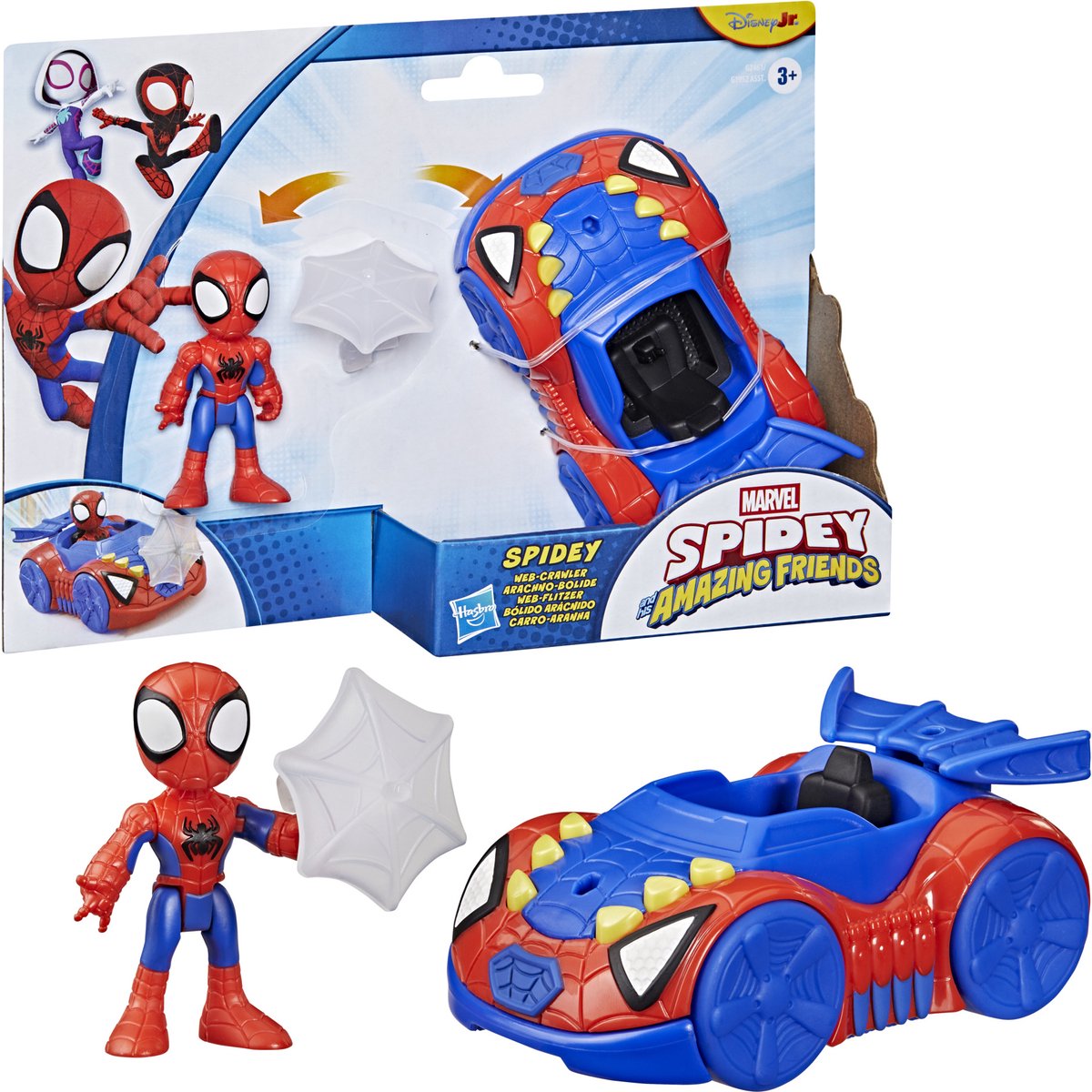 Marvel - Marvel spidey met spidey web crawler speelgoedauto