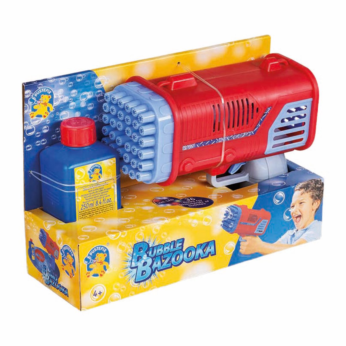 Pustefix - Pustefix bubble party bazooka met bellenblaas