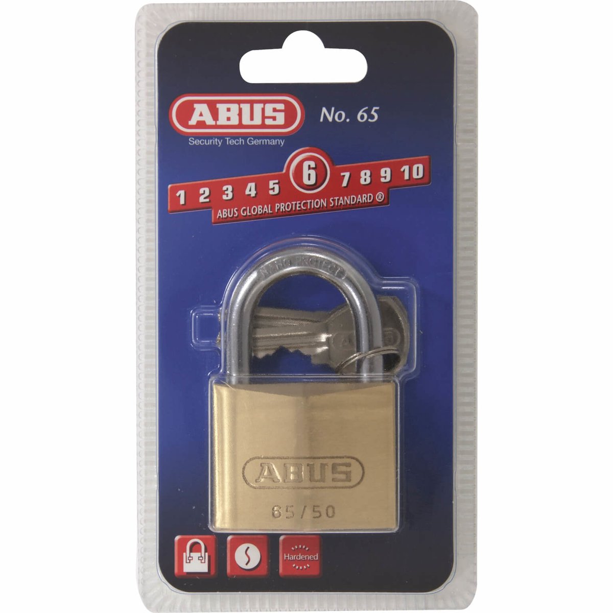Abus Cadenas 65/50mm - Or - 7cm - Serrure Vélo