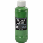 Creativ company textile color dekkende textielverf - brilliant groen, 250ml