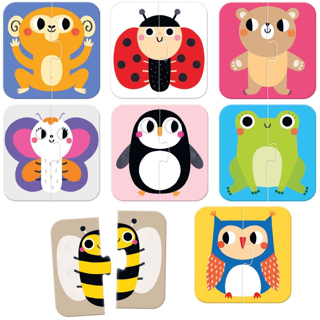 Banana panda on-the-go puzzel halve dieren 18m+