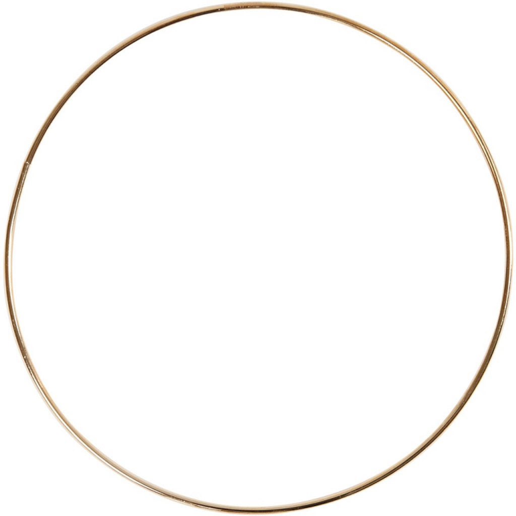 Creativ Company - Creativ Company Metalen draadring goud 20cm