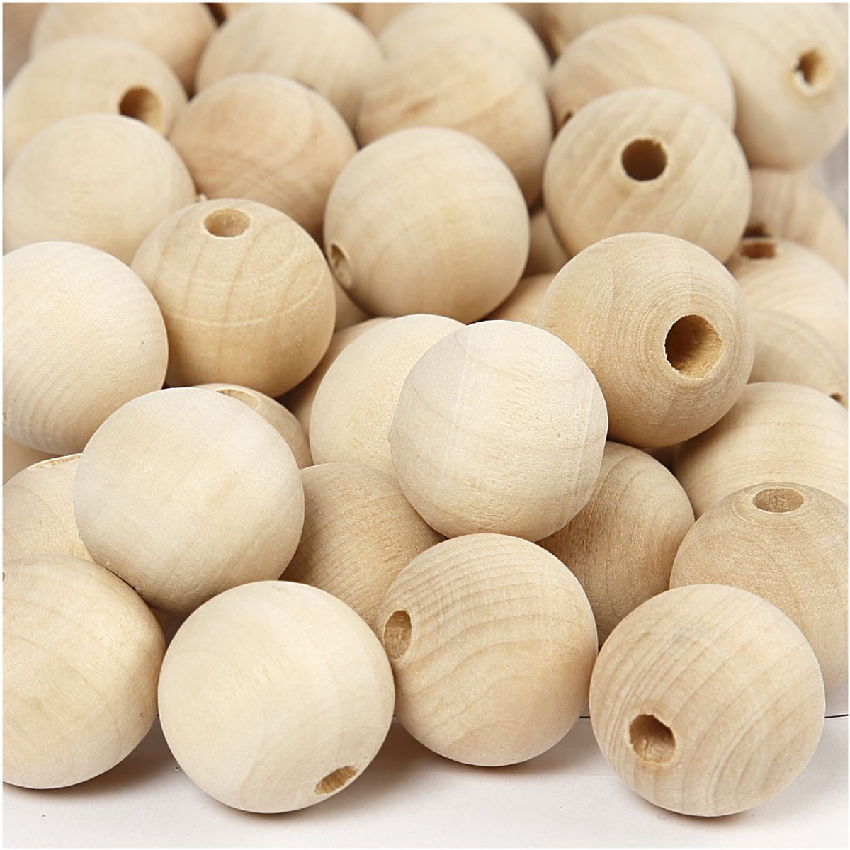 Creativ Company - Creativ Company Houten kralen ø 2cm 200 stuks