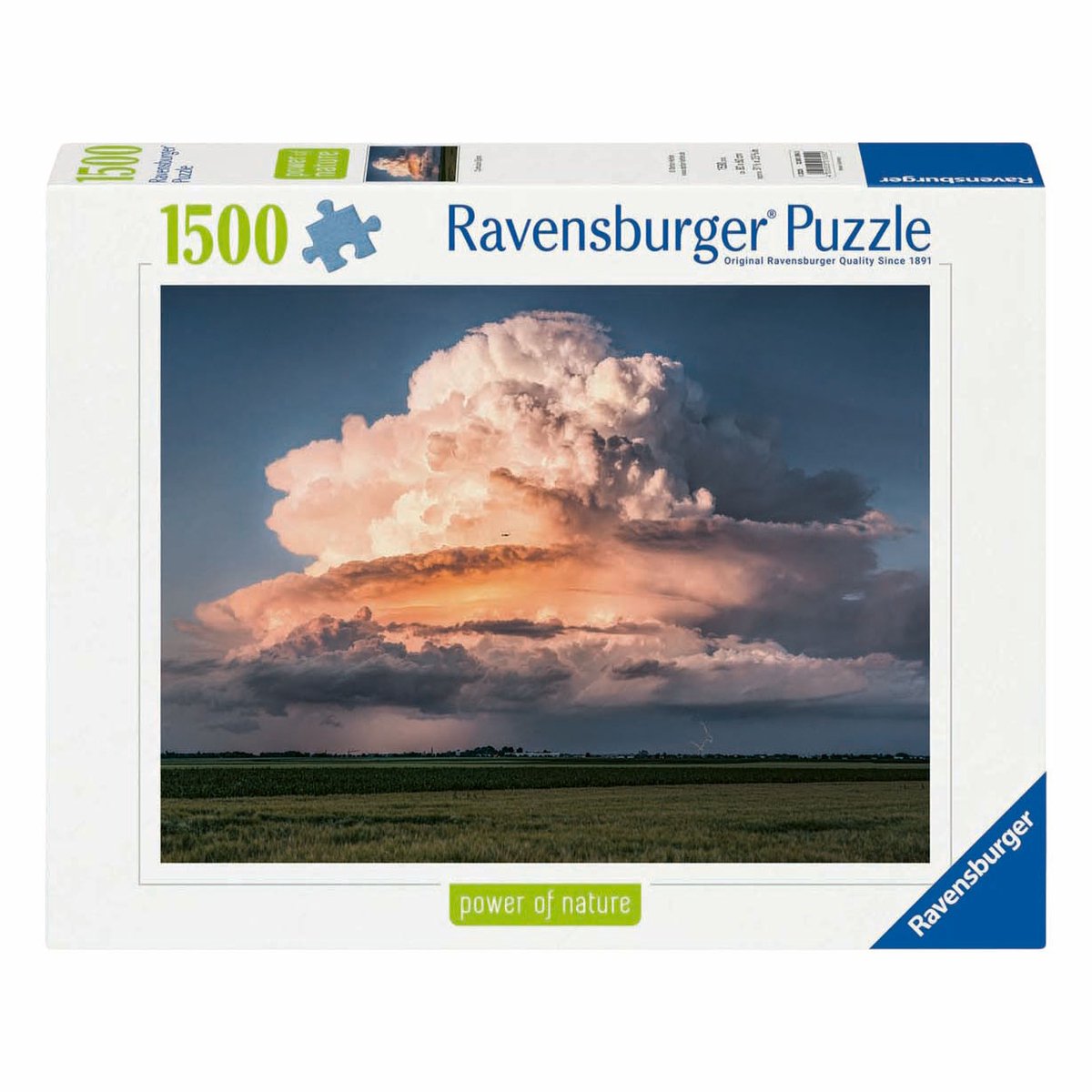 Ravensburger - legpuzzel landschap cumulus epos 1500 stukjes puzzel.