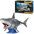 Cubic fun national geographic - 3d puzzel - witte haai