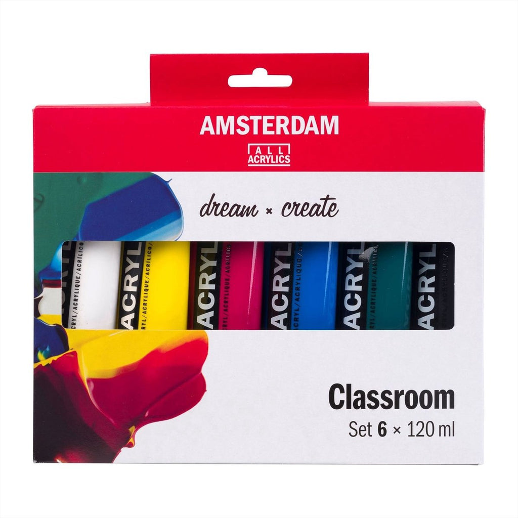Amsterdam - Amsterdam standard series acrylverf educatie set | 6 x 120 ml