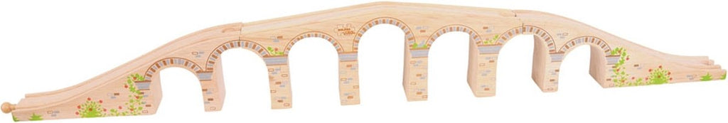 BIGJIGS - BIGJIGS Houten rails - spoorwegviaduct 3dlg.
