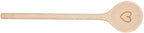 Goki houten pollepel hart, 20cm