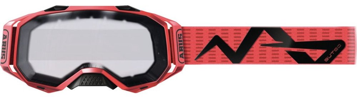 ABUS - ABUS Fietshelm buteo infra red - rood - geschikt voor gebruik op mountainbikes - 140 g