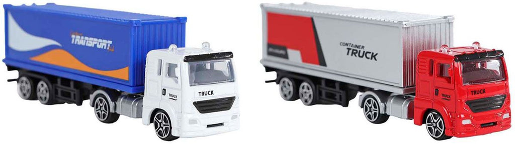 2-Play - 2- vrachtwagen die-cast 12cm