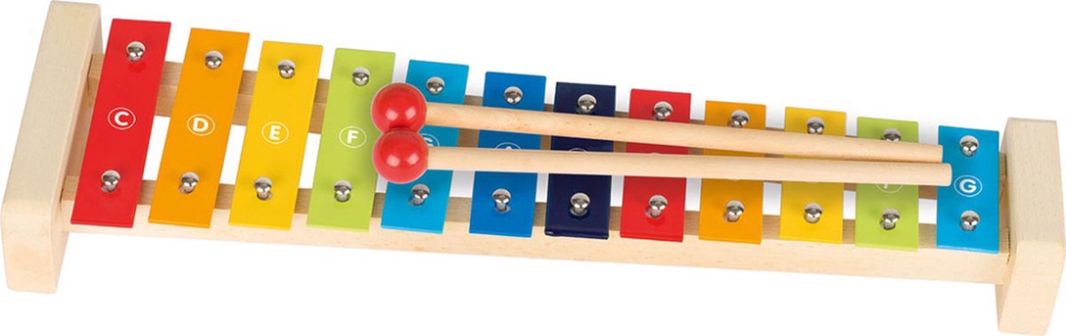 Goki - houten xylofoon met liedboek 4dlg.