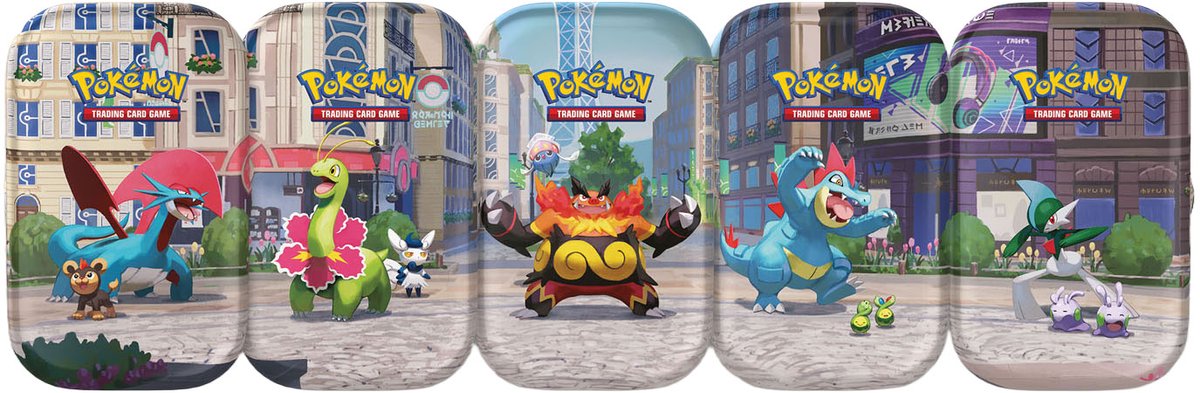 Asmodee - Asmodee Pokémon mega evolution chaos rising lumious city mini tin