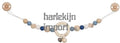 Goki houten wandelwagenketting ster blauw met clips