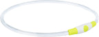 Trixie - lichtgevende halsband usb flash light oplaadbaar tpu groen