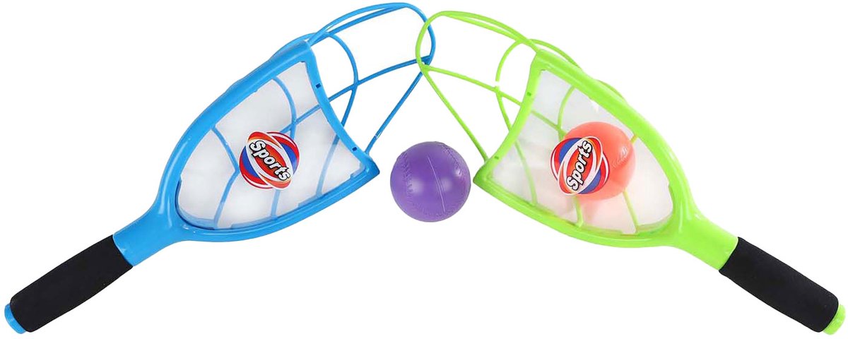 Van manen veenendaal bv gametime vang- en werpspel met 2 ballen