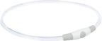 Trixie - lichtgevende halsband usb flash light oplaadbaar tpu multi