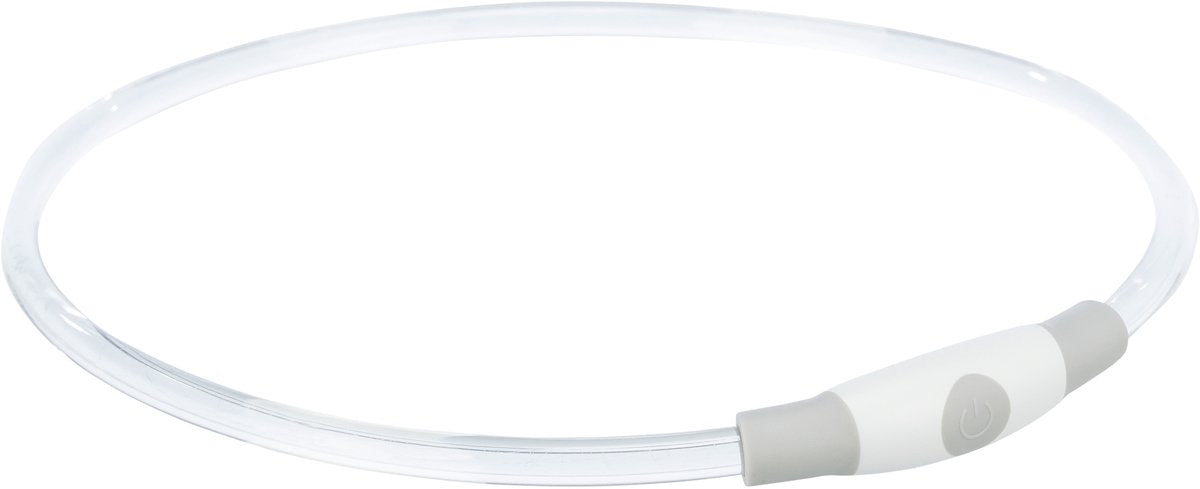 Trixie - lichtgevende halsband usb flash light oplaadbaar tpu multi