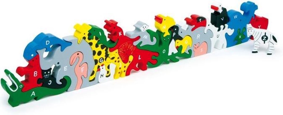 Small Foot - dieren letters en cijfers balansspel 26dlg.