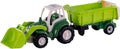 Cavallino - Cavallino xl tractor groen met kiep aanhangwagen 865cm
