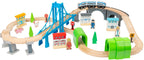 Small foot - houten treinset met brug, 60dlg.
