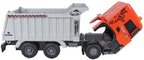 2-Play - 2- scania vrachtwagen kiepwagen frictie met licht en geluid