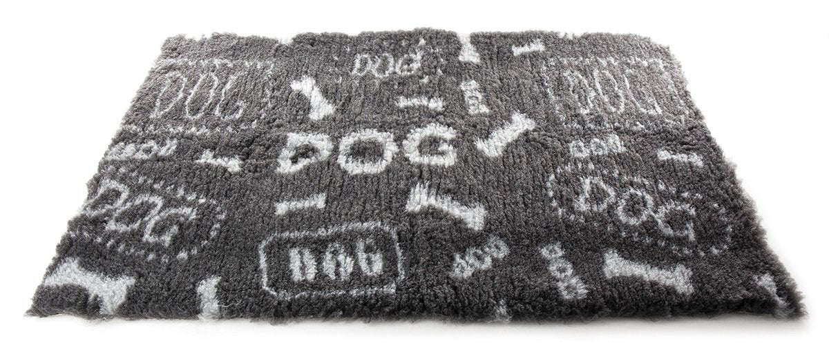 Martin Sellier - Sellier Vetbed dog print grijs / wit gerecycled