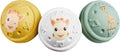 Sophie De Giraf - Sophie De Giraf muzikale speelballen - 5-senses collectie - speelgoedbal - babyspeelgoed - 100% natuurlijk rubber - ok-biobased - vanaf 3 maanden - geel/wit/groen - 3 stuks