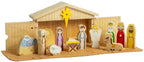 Bigjigs houten kerststal set, 13dlg.