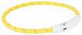 Trixie - lichtgevende halsband hond flash usb tpu / nylon oranje