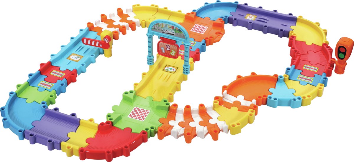 VTech - toet toet auto's wegdelen combi deluxe speelset - voor auto speelfiguren - educatief babyspeelgoed - speelgoed van 1 tot 5 jaar