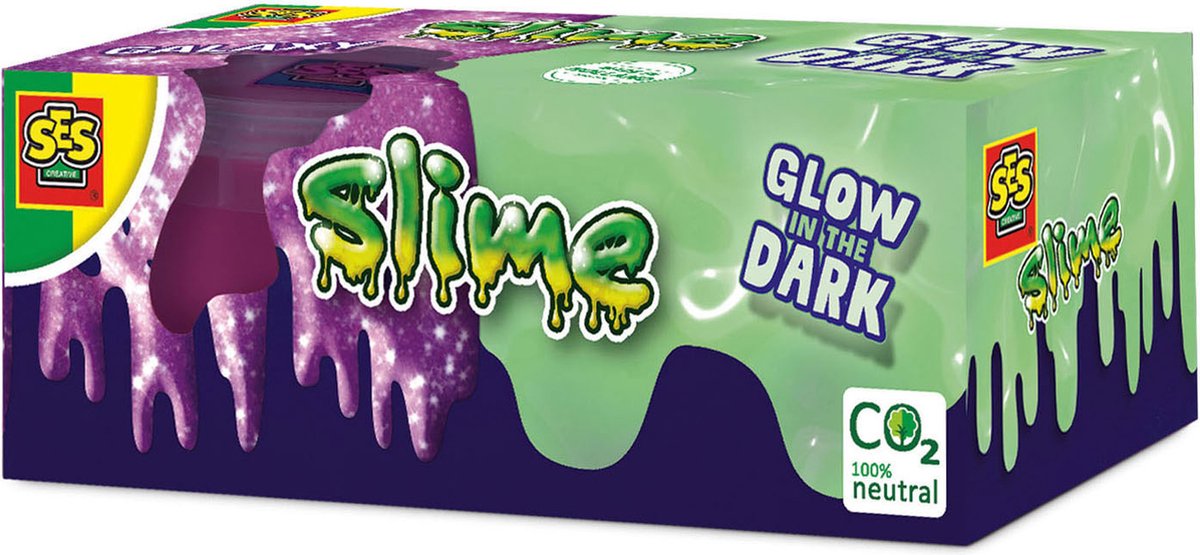 SES Creative - Creative Ses slime - glow in the dark 2x120gr