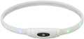 Trixie - lichtgevende halsband hond usb siliconen oplaadbaar meerkleurig