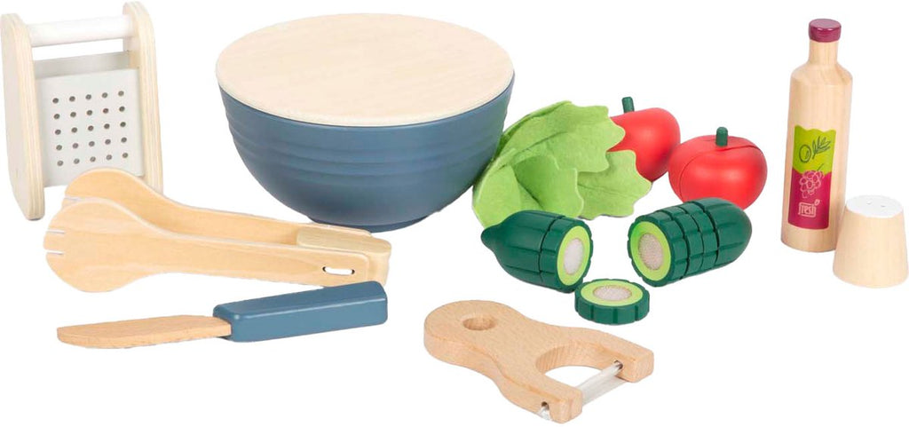 Small Foot - houten speelgoed eten salade speelset 11dlg.