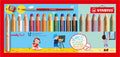 STABILO - STABILO woody 3 in 1 - multitalent kleurpotlood - set 18 st. + puntenslijper