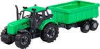 Cavallino tractor met kiepwagen aanhangwagen groen, schaal 1:32