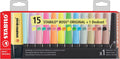 STABILO - STABILO boss original pastel & naturecolors markeerstiften bureau set - 15dlg.