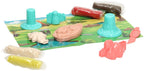 Lobbes kleisetje dino's - klei speelgoed voor kinderen - 4 kleuren.